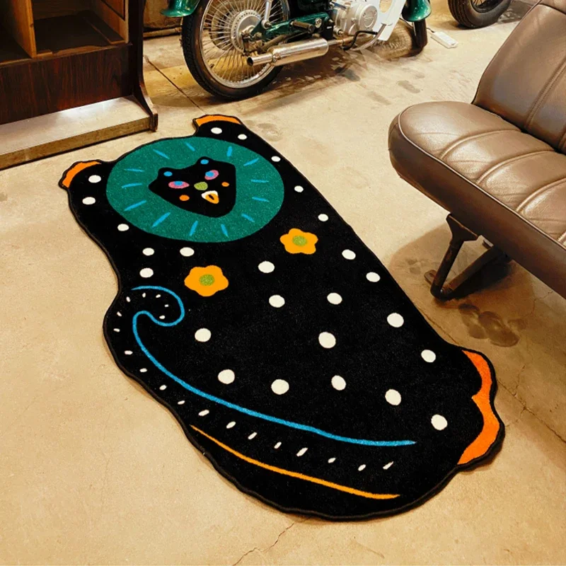 Living Room Carpet Cartoon Leopard Tiger Children Bedroom Bedside Rug Large Area Home Decoration Cute Corridor Plush Mat ковер
