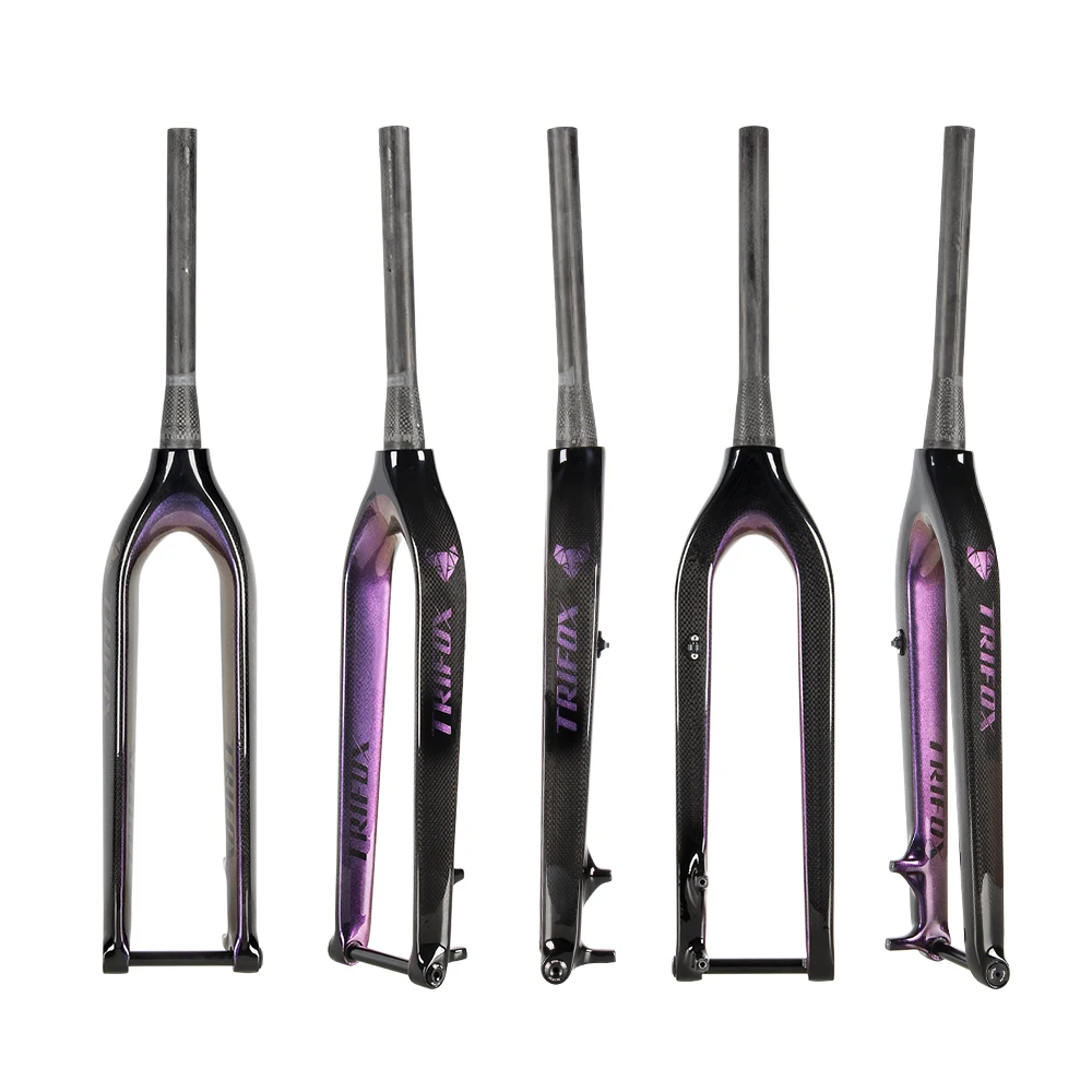 TRIFOX カーボンフォーク TRIFOX Carbon Fiber Bike Fork Tapered 1-1/8