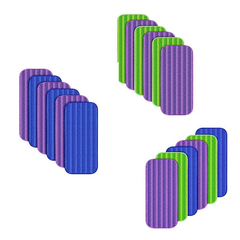 Reusable Mop Pads Compatible For Swiffer Wet Jet Mop- 6 Pack Wet Pads Refill Washable Microfiber Mop B Durable Easy To Use