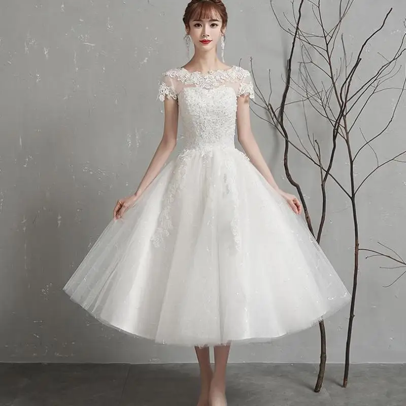 short-wedding-dresses-ball-gown-new-sweet-lace-applique-tulle-bridal-dresses-classic-sweet-o-neck-suknia-slubna-custom-size