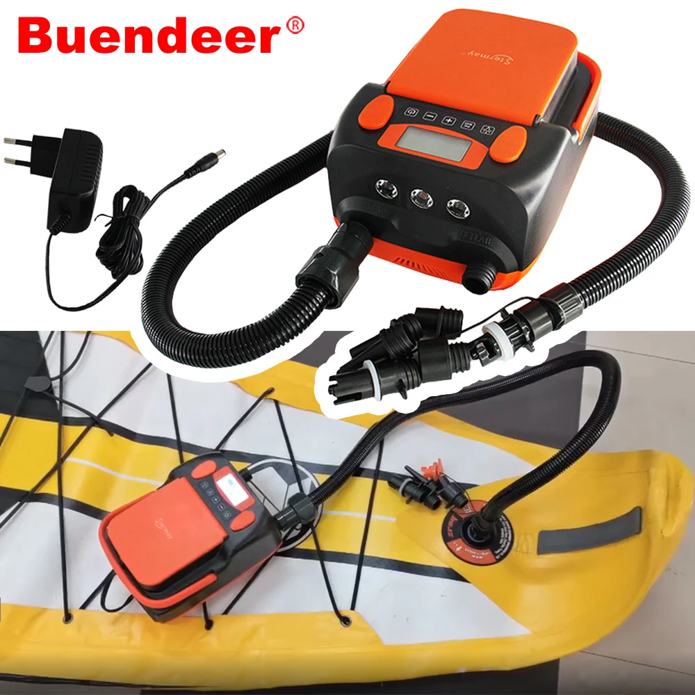 HT-790 16PSI Rechargeable 6000mAH 110W Electric Pump for Inflatable ...