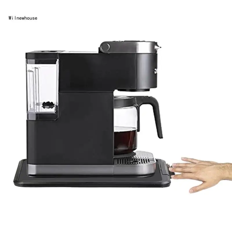 Sliding Trays Rolling Trays Accessories Kitchen Sliding for Coffee Maker Kitchen Appliances Plastic Handy