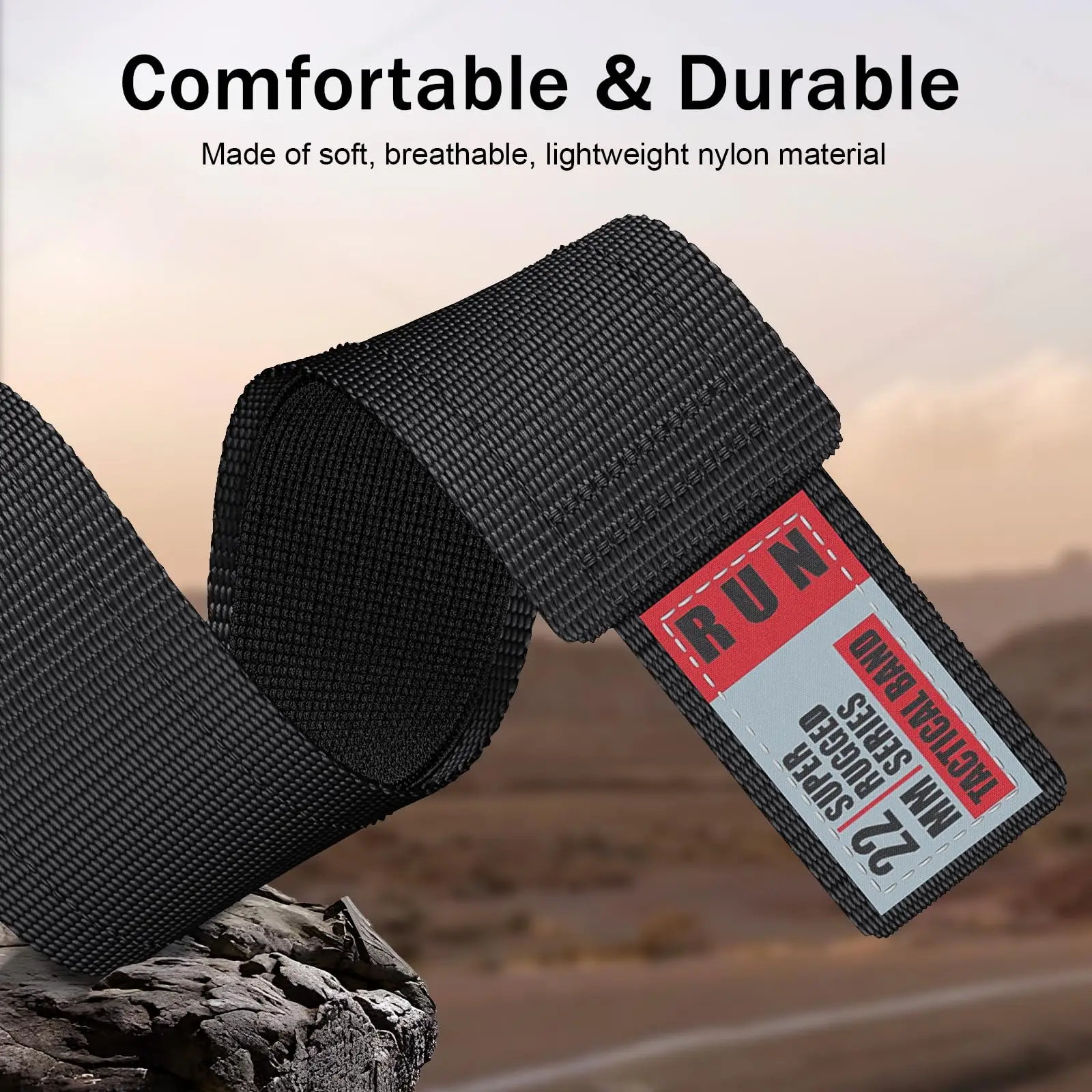 Sport Breathable Nylon Replacement Watch Band - 47mm