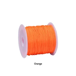 Premium 0.8mm Nylon Cord for DIY Jewelry and Craft Projects - 20M Roll (Orange)