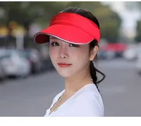 Hat Wide Eaves Sun Hat Sports Casual Tennis Cap Outdoor Men And Women Simple Empty Top Caps Travel Sun Hat 3