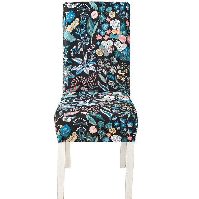 Chair Covers for Dining Room Printed Stretchable Dining Chair Slipcover Washable Removable for Kitchen Hotel,Restaurant