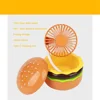 Mini Portable Handheld Fan Type-C Wireless Charging Small Fan Low Noise Cartoon Hamburger Desktop Fan With Hand Mirror! 6