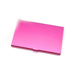 Sleek Aluminum Alloy Card Holder Wallet (B5)