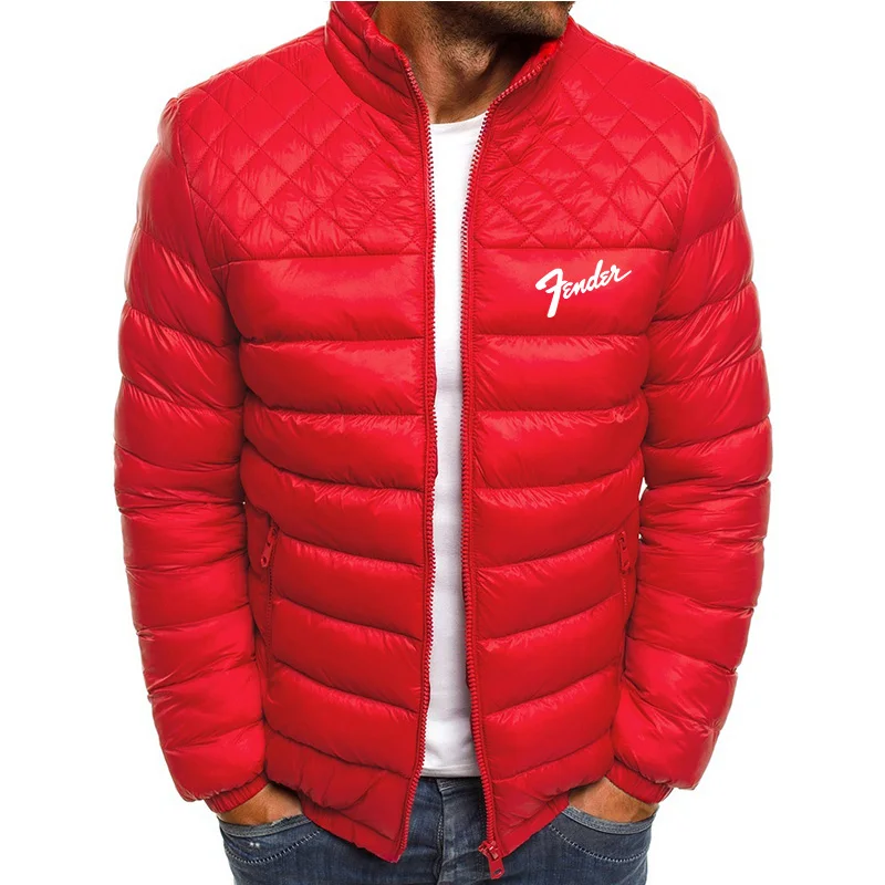 

Мужская хлопковая зимняя куртка на молнии, теплая классическая одежда, логотип Vespa, топовый бренд, модная трендовая зимняя мужская зимняя куртка