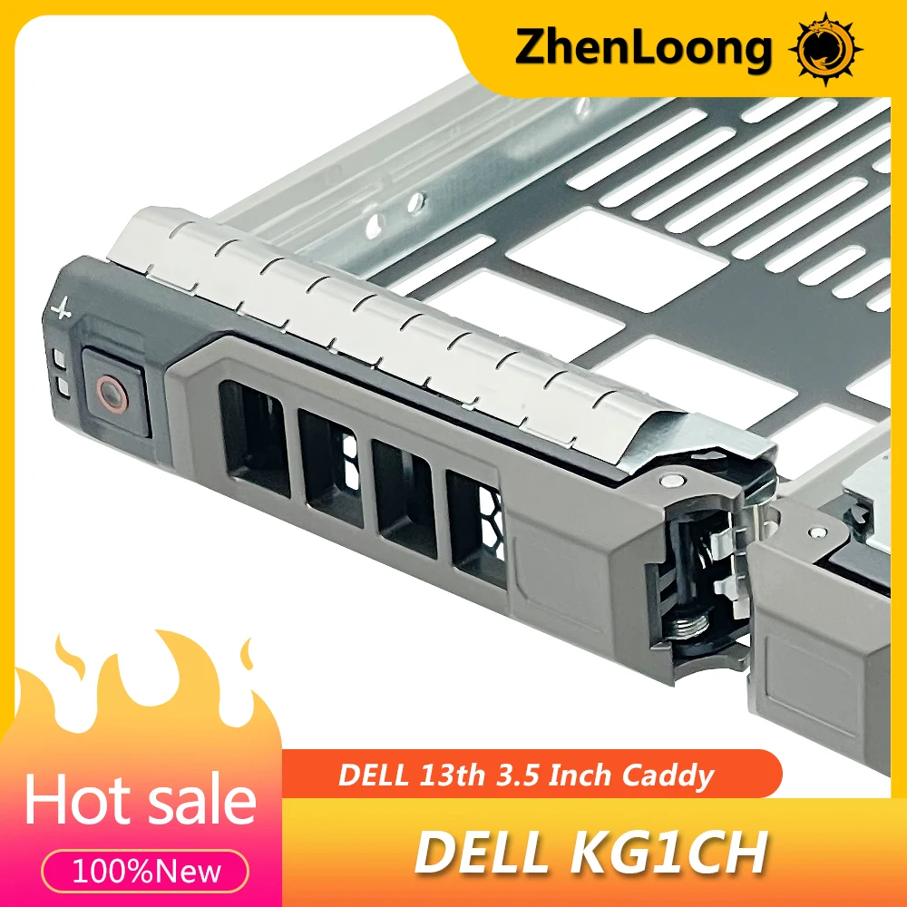 

ZhenLoong NEW KG1CH 3.5" SAS/ SATA HDD Tray Caddy FOR DELL R730 R720 R710 R610 R410 R430 T410 T710 T720 T610 G302D X968D 0KG1CH