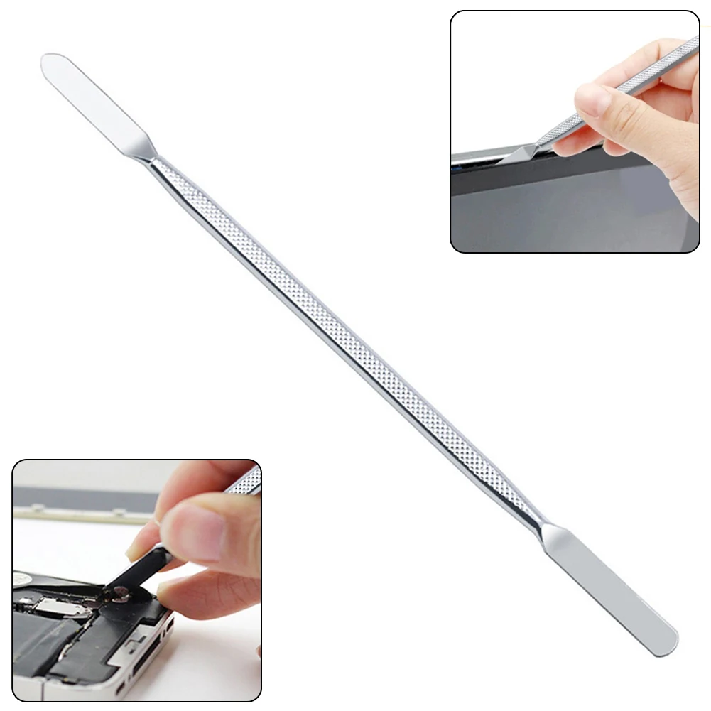 Metal Pry Bar Pry Bar Metal Spudger Disassembly Crowbar Stainless Steel Crowbar Repair Opening Pry Hand Tool Phone Spudger Metal Tablet Pry Opening Repair Tools Phones Disassemble Tool