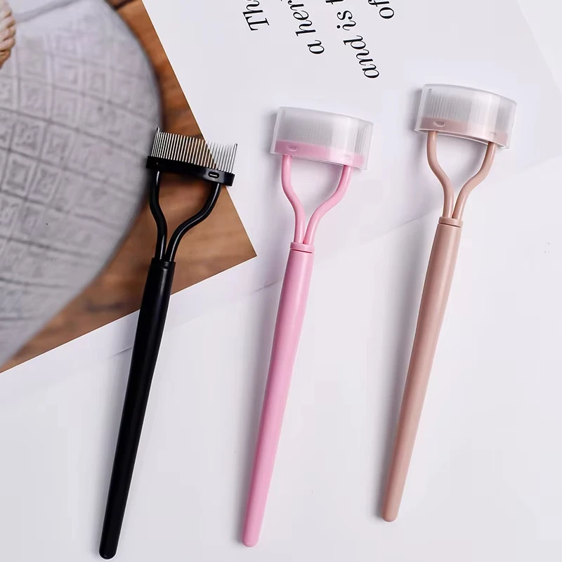 Eyelash Curler Makeup Tool Set Eyelash Accessories Eyelashes Brush Eyelashes Brush Comb Disposable Eyelash Brushes Eyelash Separator Metal Teeth Straight Eyelash Curler Beauty Makeup Stainless Brush Comb Mascara Curl Makeup Tool