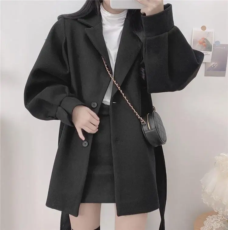 Women's Short Woolen Coat 2022 New Autumn Winter Free Shipping Heavy Woolen Coat Casual Hepburn Style Fashionable and_voghion.com
