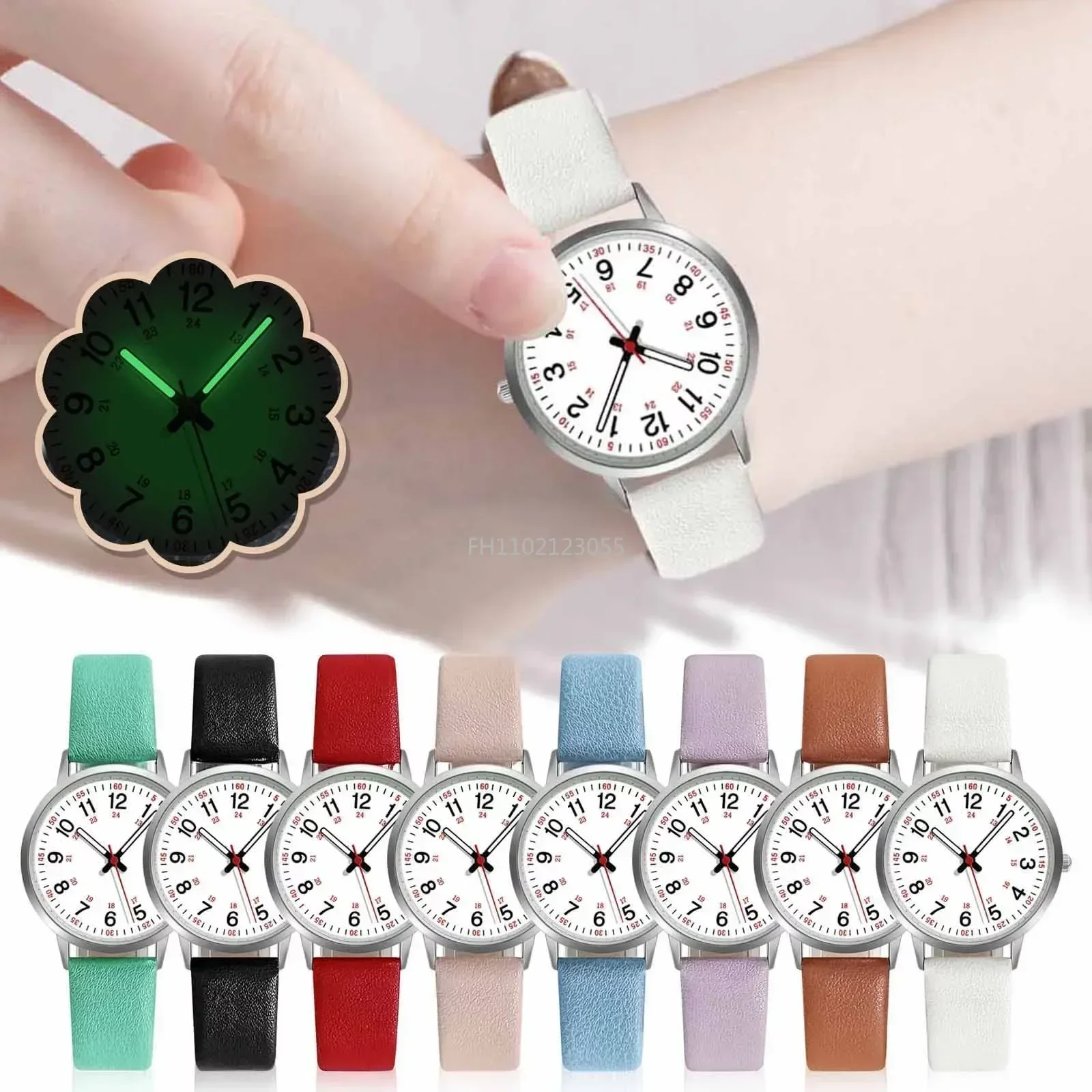 Fashion Men Watches Luminous Hands Clock Luxury Sports Date Quartz Wristwatch Men Leather Watch Watch for Women 5