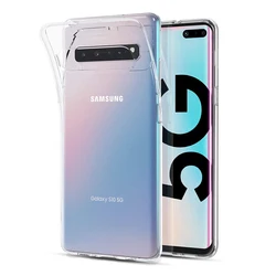 Clear Slim TPU Case for Samsung Galaxy - Protective  Cover (Clear)
