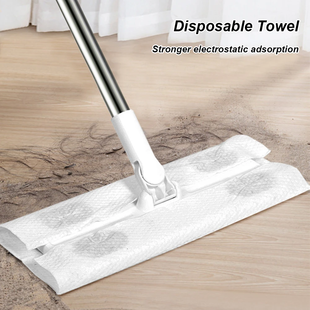 360 Degree Rotation Floor Dust Mop Dry & Wet Flat Mops Cleaning Mop Sweeper for Hardwood Laminate Tile Floor Cleaning