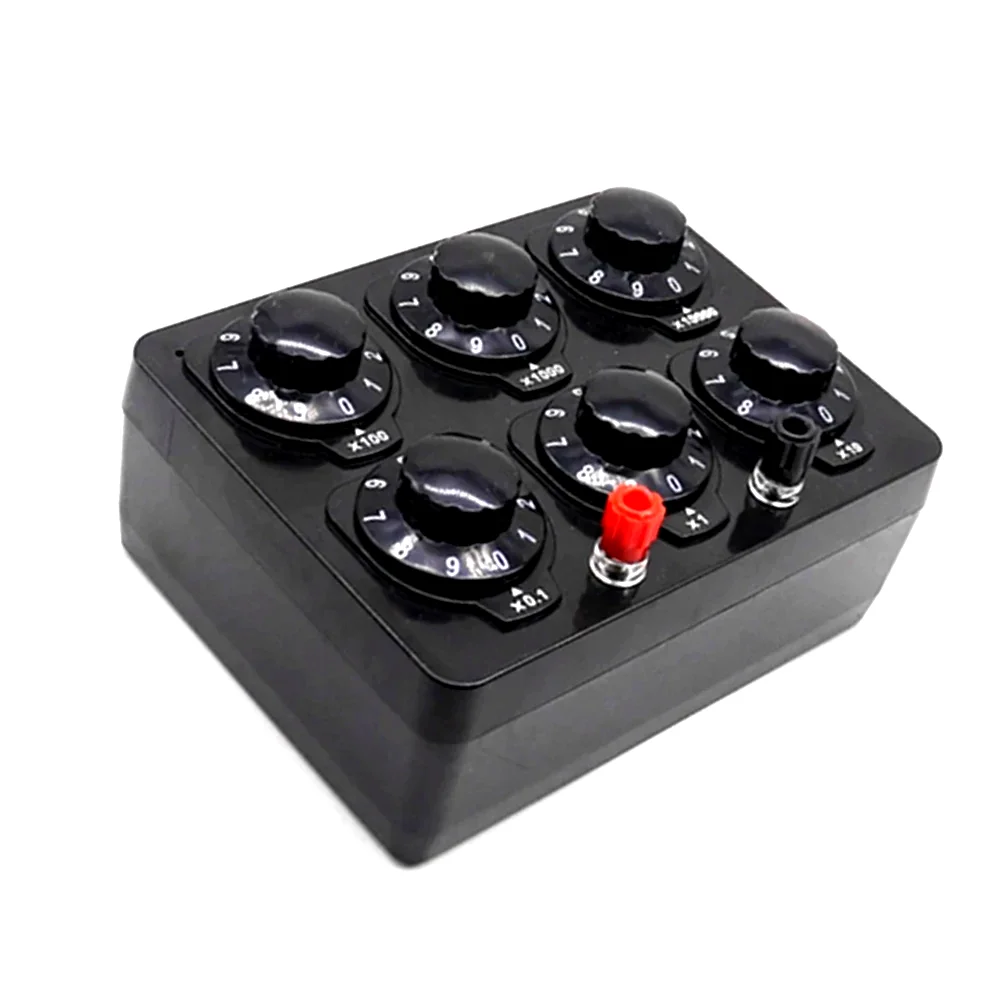 0~99999.9 Ohm Adjustable Variable Resistance Box Decade Resistor Experimental Equipment For Physical Resistance Box Teaching
