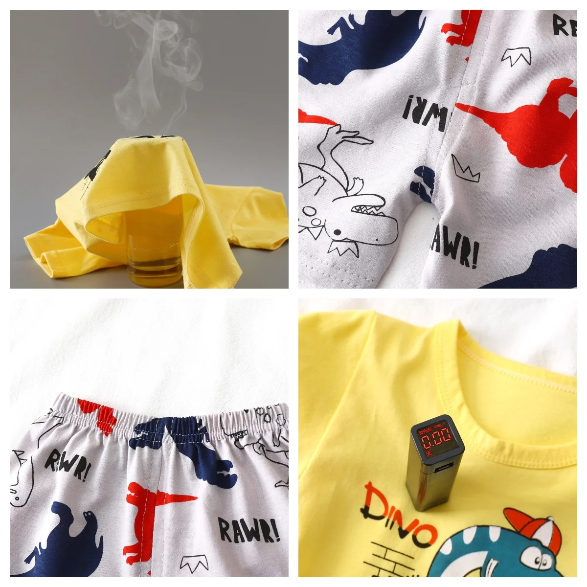 Spring Summer Baby Cotton Cartoon Clothes 2pcs Sets Baby Cotton Clothes T-shirts+Pants Set for Boys Girls Kids Sports Outwear