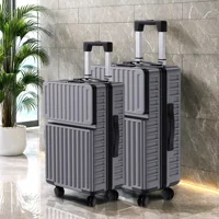 Ensemble de valises Comanlai avec roulettes à 360° °   Valises à roulettes et cadenas TSA, valises rigides en ABS, lot de 2 valises à roulettes, poignée télescopique 1