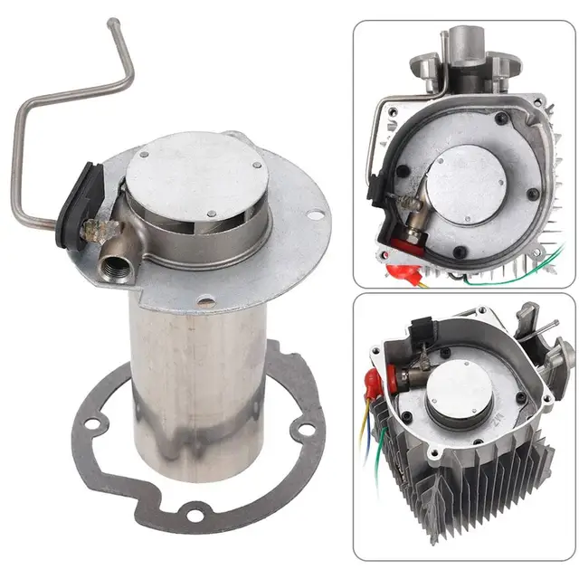Chambre de Combustion de chauffage de stationnement Diesel d'air 5-8KW avec joint de Combustor brûleur de chauffage de stationnement Diesel 12V pour voiture camion VAN 1