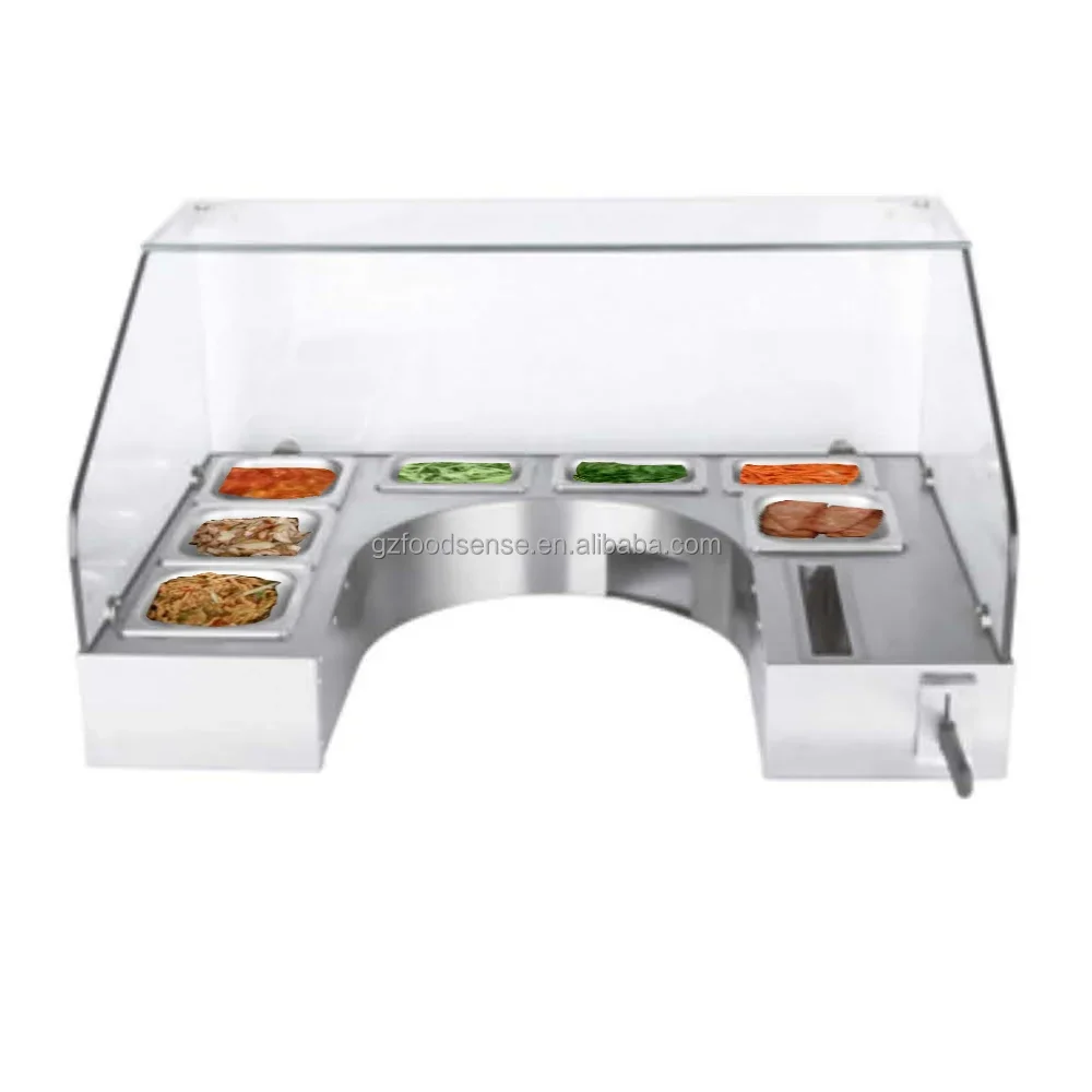 Snack Stand 40 CM Crepe Maker With Serving Station 1 Plate Non Stick Electric Pancake Making Machine 3