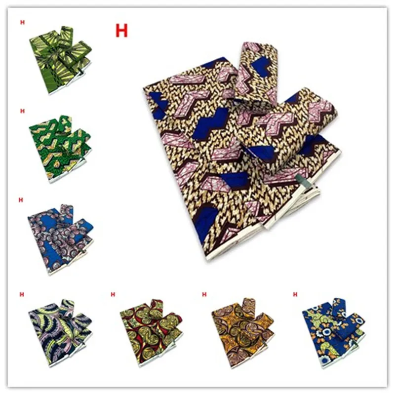 

New Ankara Wax Print Fabric High Quality African Wax Real Fabric 100% Cotton Soft African Guaranteed Veritable Real Wax 9A022