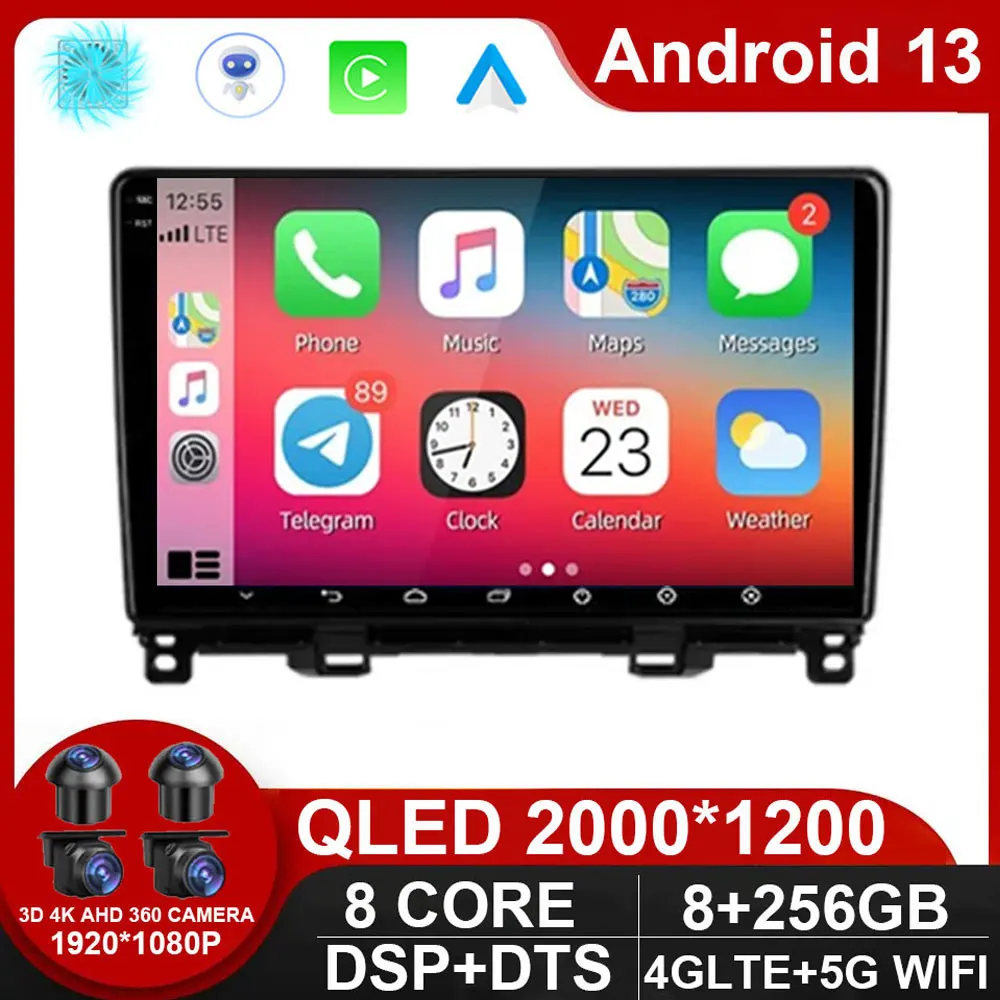 

Android 13 For Honda Jazz 4 Fit 4 2020 - 2022 Car Radio Multimedia Video Player Navigation Stereo GPS DSP TB No 2din 2 Din DVD