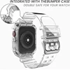 29258-17a3c8.jpg Bracelet montre Transparent + coque pour Apple Watch série 8 7 6 SE 5 4 49