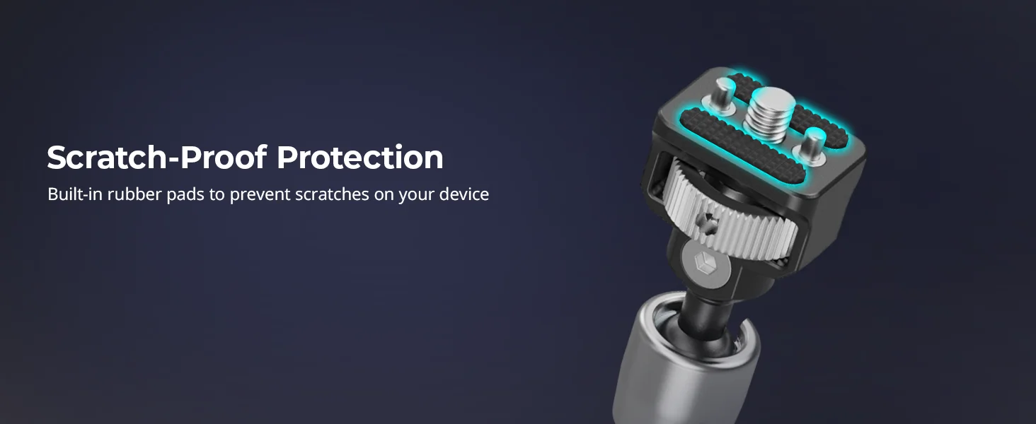 SmallRig 7/11 Zoll Magic Arm-Unterstützung mit 1/4"-20 Schrauben und einziehbaren Stiften für Monitore, Videoleuchten, Smartphones und Action-Kamera – Detail 6