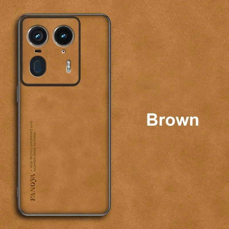 Luxury PU Leather Phone Case with Matte Silicone Protection for Motorola Edge 50 Ultra