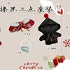 10cm Baby Clothes Little Joy Set Red and Green Cloak Printed Hooded jumpsuit New Year Cotton Doll Clothes in Stock 6