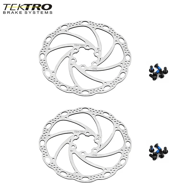 Tektro TR160-24 Disque de Frein 160mm 6 Trous avec Vis T25