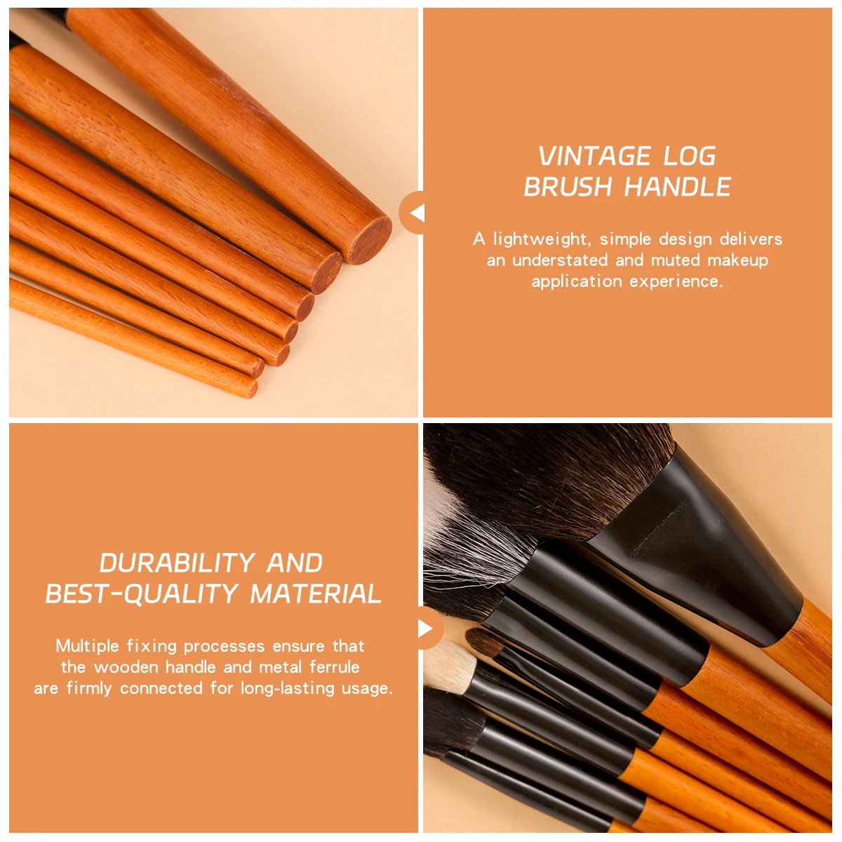 OVW Makeup Brushes Set  Natural-Synthetic Foundation Blender  Highlighter Makeup Brush Kits 5