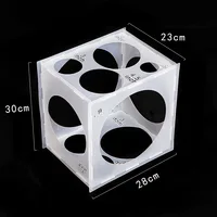 11Holes 2-10Inch Balloon Sizer Box Collapsible Balloons Measurement Tool For Balloon Decorations,Balloon Arches,Balloon Columns - Image 2