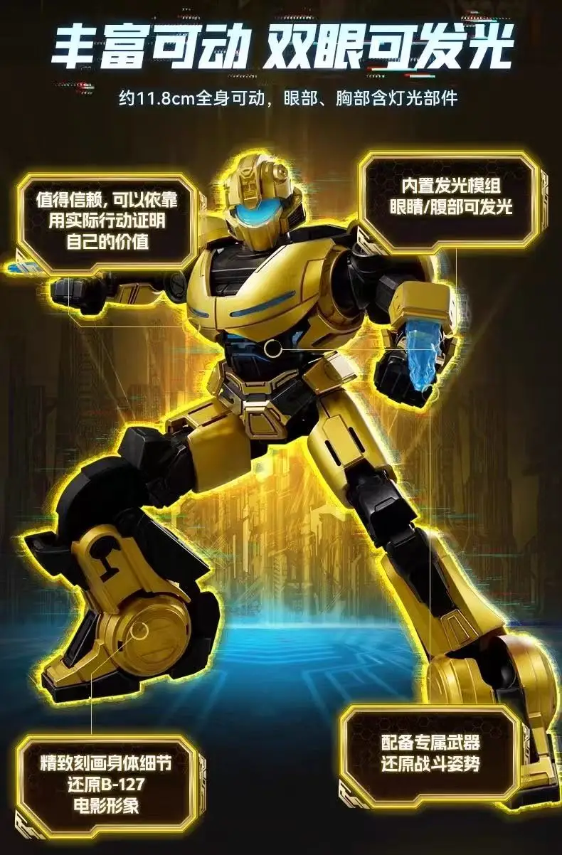 BLOKEES Transformers LED-Bausteine Optimus Prime Sentinel Prime Megatron Scourge Actionfiguren Anime-Modell Spielzeug Geschenk – Detail 4