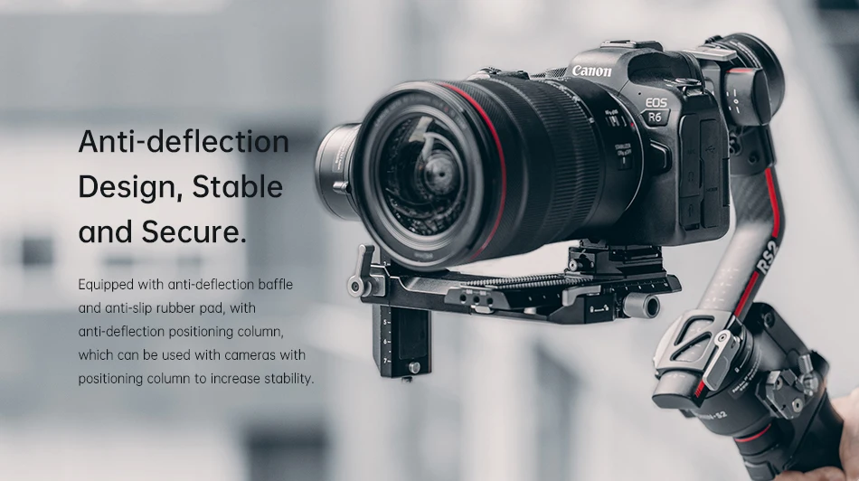 FALCAM F38 Camera Quick Release Plate with 38mm Anti-Offset QR Plate for Ronin-