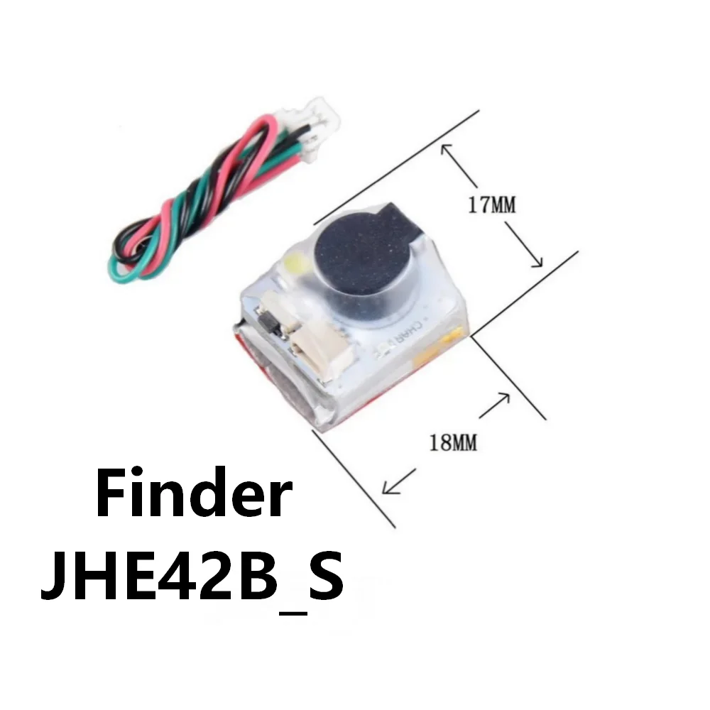BB Buzzer Finder JHE42B JHE42B_S JHE20B 5V Super Loud Tracker 110dB avec alarme sonore LED pour contrôleur de vol de drone de course FPV – Image 6