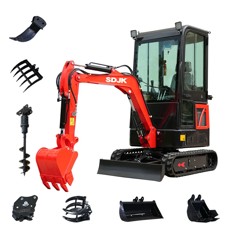 Produttore Cinese Nuovo Mini Escavatore Prezzi 1500Kg 1.5 Ton Escavatori Piccolo Escavatore In Vendita Mini Bagger Per Uso Domestico