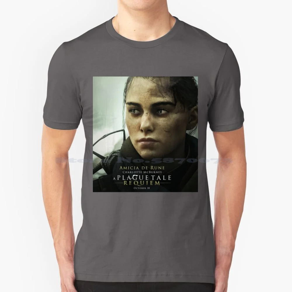 A Plague Tale Richieem A Plague T Shirt 100% Cotton Tee Gaming Games A Plantion Tale Richieem Game