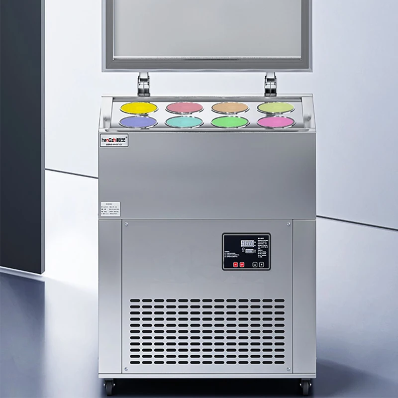 

Машина для приготовления льда в виде сосулек, 6/8 баррель, машина для приготовления десертов, снежинок, коммерческая автоматическая машина для льда для магазина молочного чая