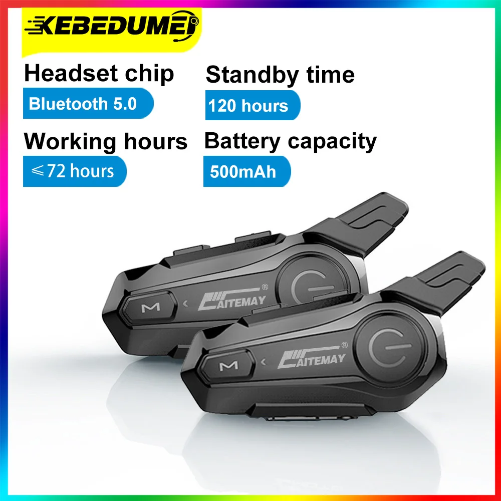Bluetooth Motorcycle Intercom Headset 1