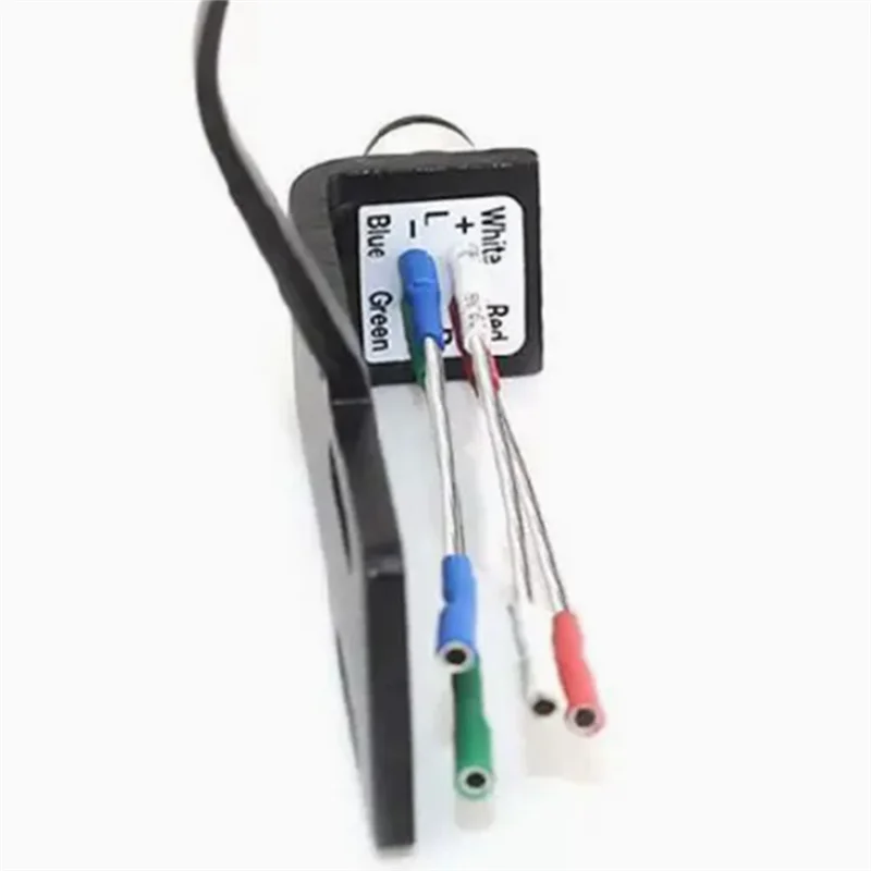 Turntable Phono Cartridge Headshell Wire Leads Cables 4Pcs 7N Silver Plated Leads Silver Wires