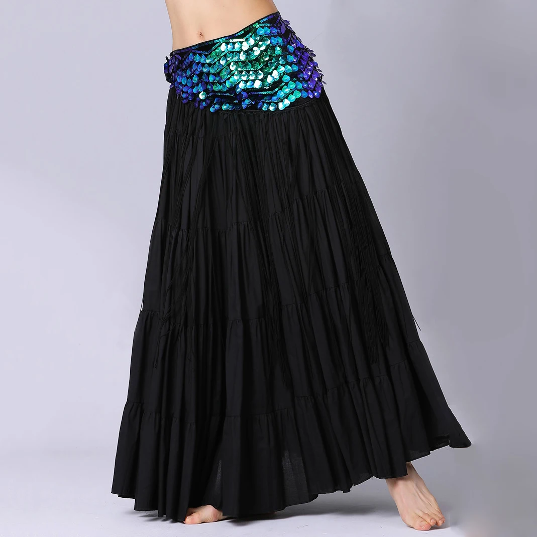 Tribal Belly Dance Coins Belts Tassel Hip Scarf Velvet