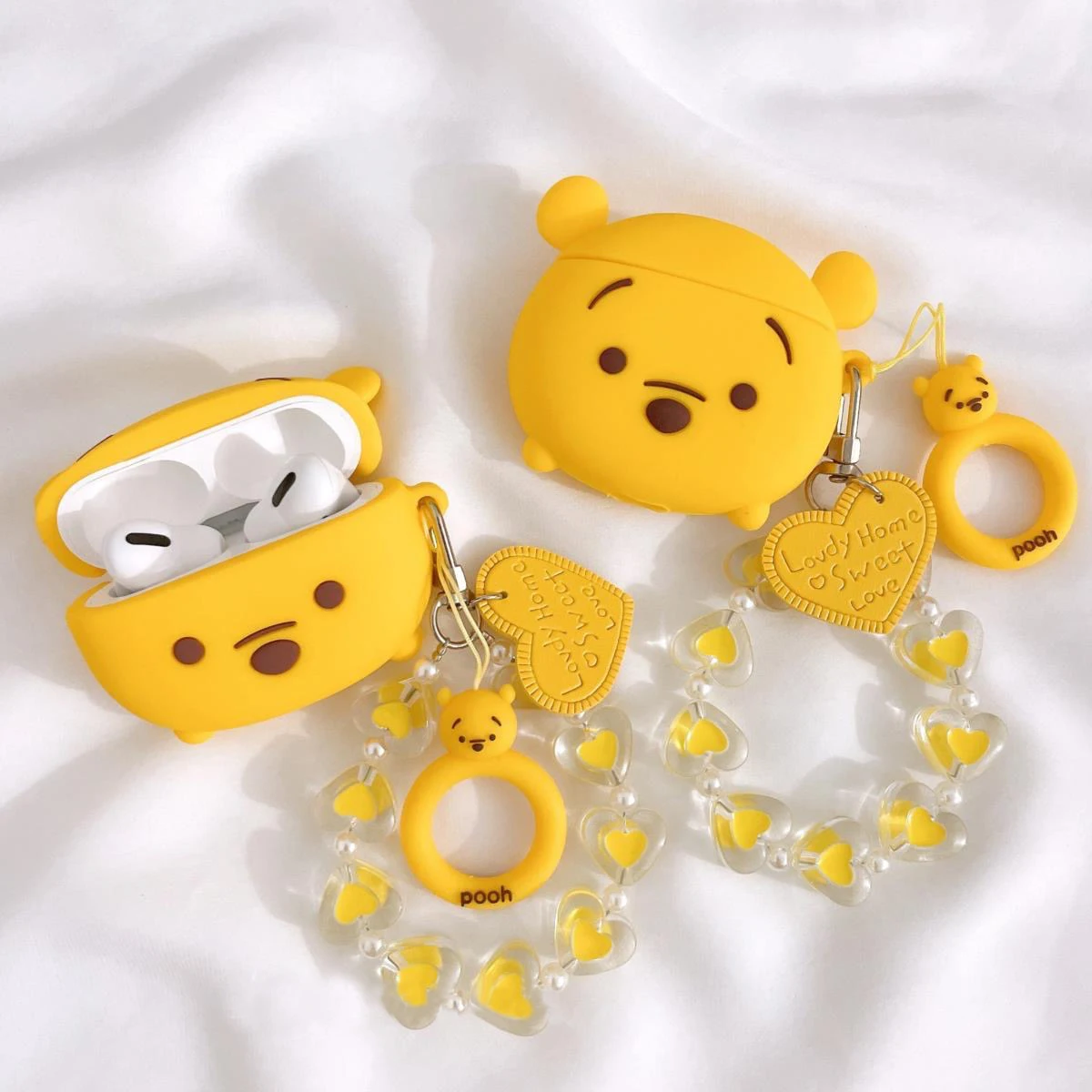 Disney Winnie the Pooh Silica gel AirPods 3 Case Apple AirPods 2 Case