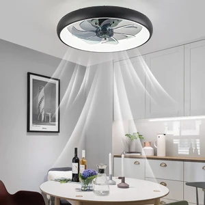 Modern Ceiling Fans Lamp Led Fan Light RC Dimmable Summer Winter Energy Conservation Fan Lamps 6 Level Luminaire Home Appliance