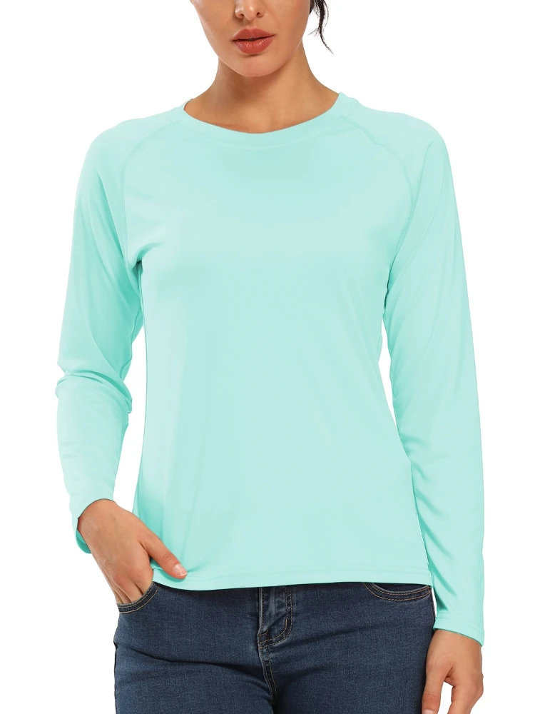 

New Lightweight Sports Wear for Women Quick Dry T-Shirt Sun Protection Beach Sun-Proof Clothing UPF50 + UV Sportswear Tee Shirt