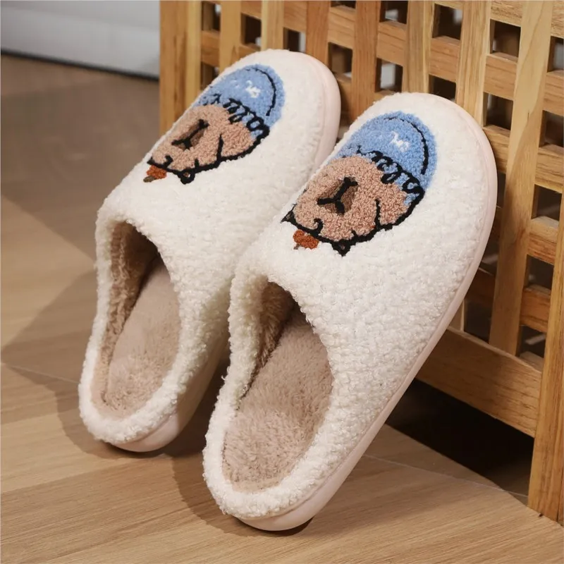Warm Cotton Slippers for Women Non Slip House Shoes