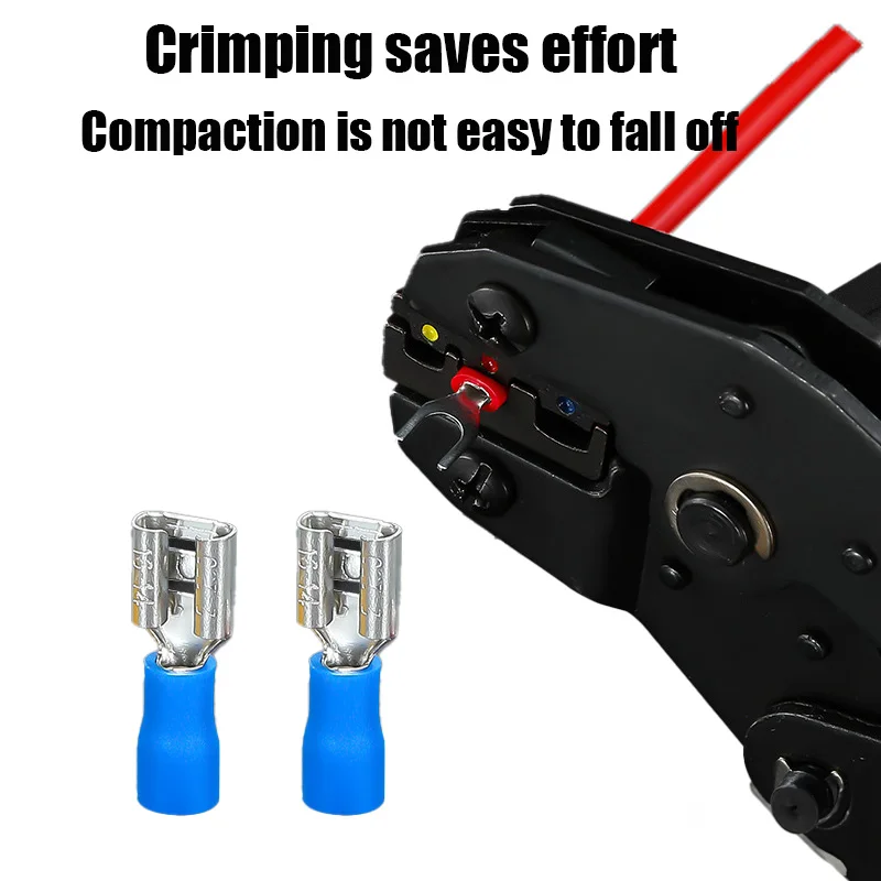 100/160PCS Ring Crimp Terminal M4/M5/M6 Round Plugs Pre-insulated Ferrules Lugs For Splice Electricals Cable Wire End Connectors