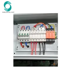  WSDB-PV3/1 3 input 1output combiner box 1000V 15A metal dc pv solar box/37.5*27*16.5cm 