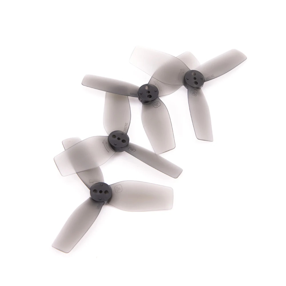 Profil des hélices 2,5 pouces 3 lames pour DJI iFlight Defender 25, pièces FPV avec embouts de protection.